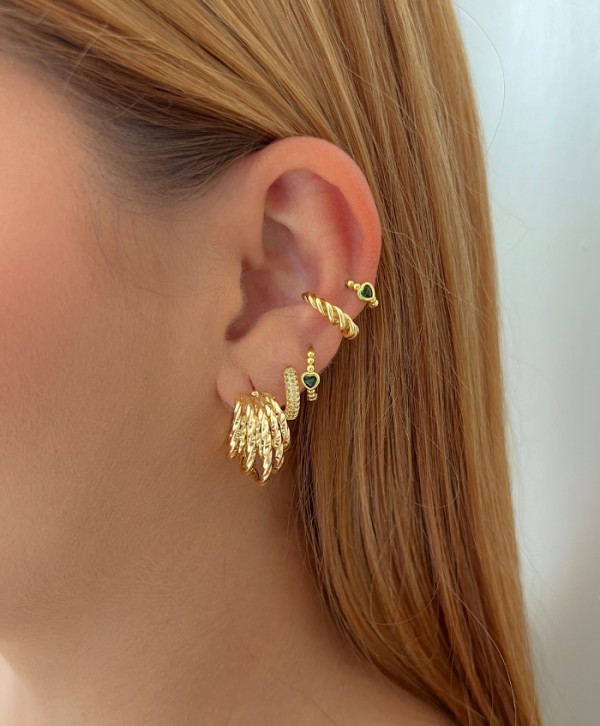 Earcuff trenzado