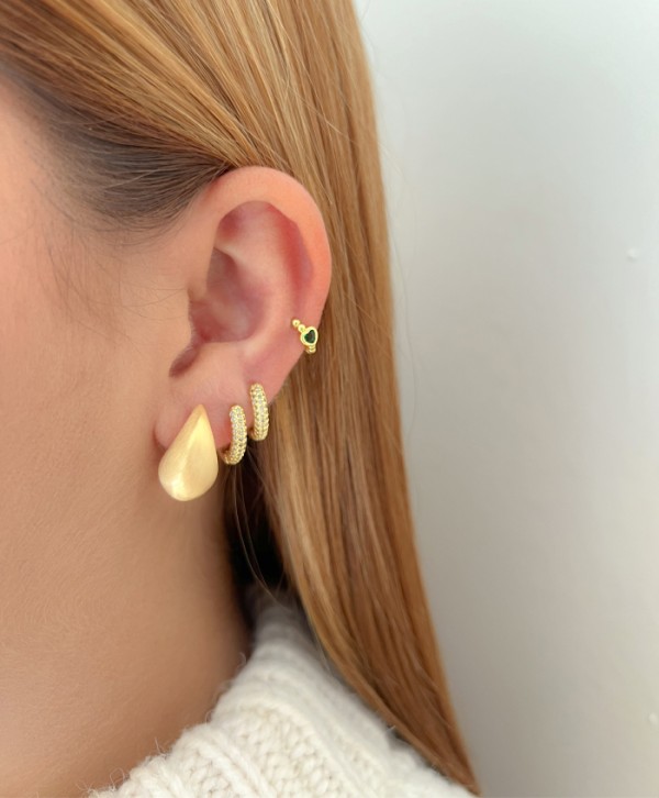 Aretes gotas marmoleadas