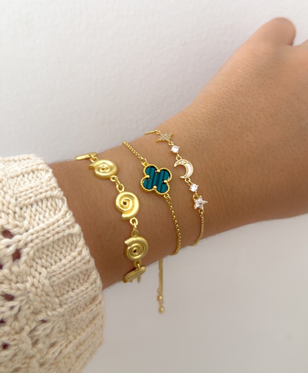 Pulsera caracoles