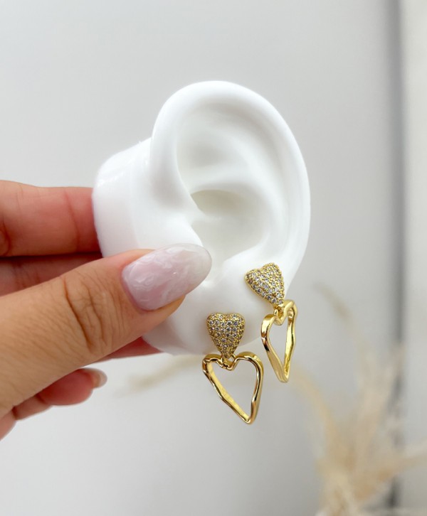 Aretes double love