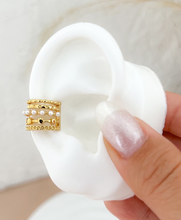 Earcuff perlado