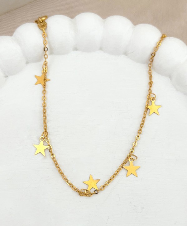 Pulsera estrellas planas